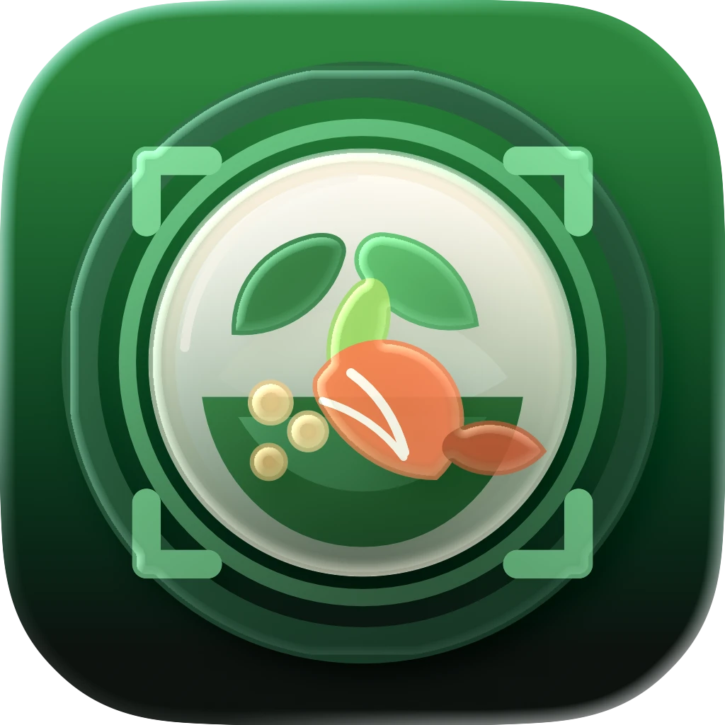 Nutrametry AI calorie scanner app icon